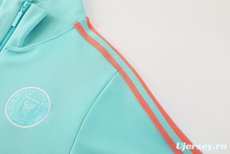 24/25 Inter Miami Green Full Zipper Jacket +Long Pants