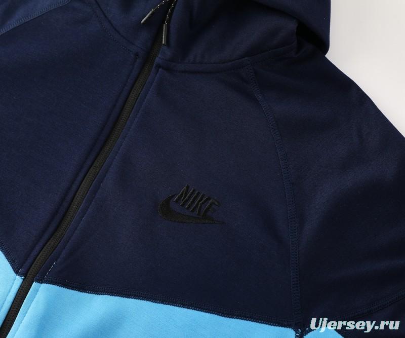 2024 NIKE Navy/Blue Full Zipper Jacket +Long Pants