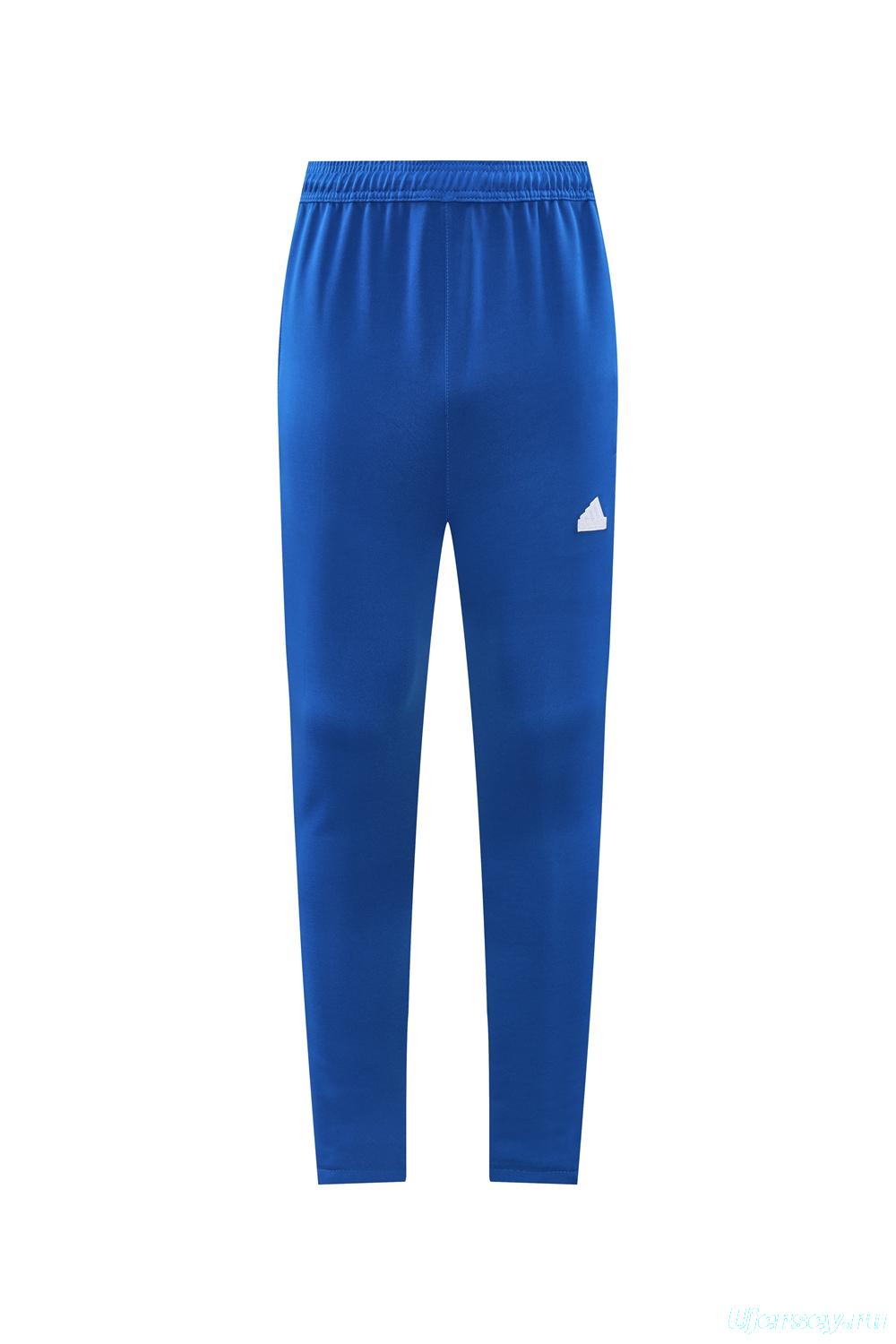 2024 Adidas Blue Full Zipper Jacket +Long Pants