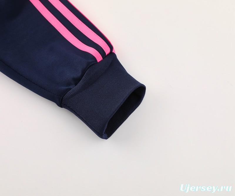 24/25 Juventus Navy Full Zipper Jacket +Long Pants