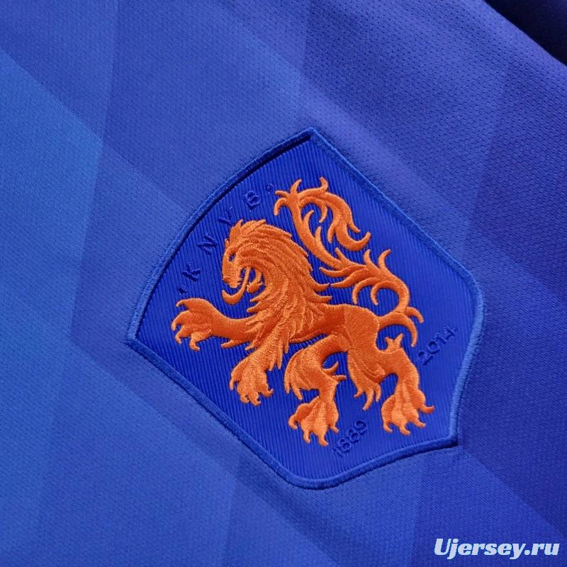 2014 Retro Netherlands Away Jersey