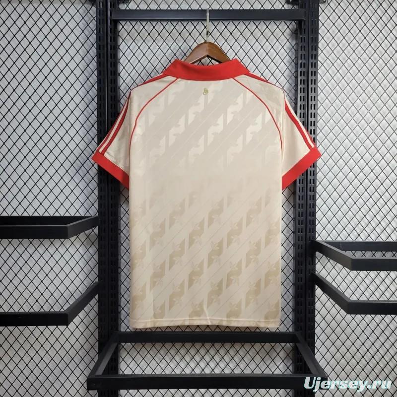 24/25 Bayern Munich Adidas Originals Cream Lifestyler Jersey