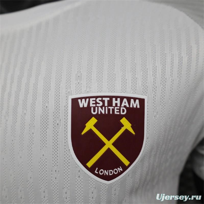 24/25 Player Version West Ham United Away Jersey