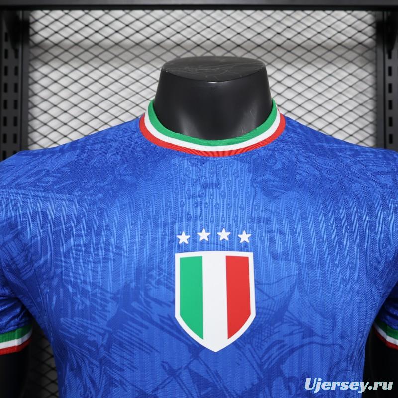 Player Version 2024 Italy Michelangelo Blue Special Training Jersey