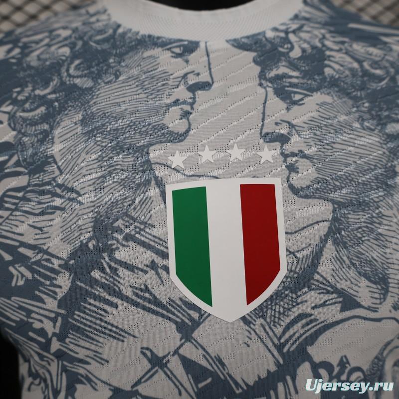 Player Version 2024 Italy Michelangelo White Special Training Jersey