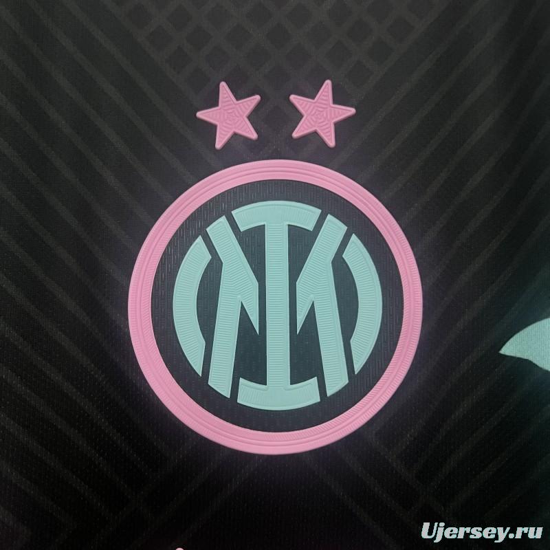 24/25 Inter Milan Black With Pink Snake Jersey