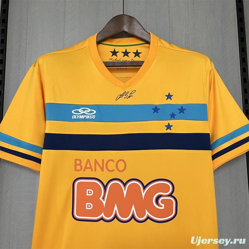 Retro 14/15 Cruzeiro Goalkeeper Yellow Jersey