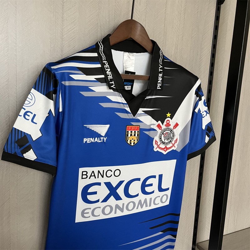 Retro 98/99 Corinthians Third Blue Jersey