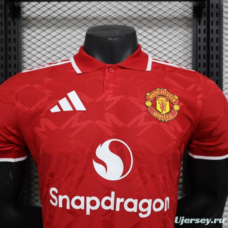 Player Version 25/26 Manchester United Red Special Jersey