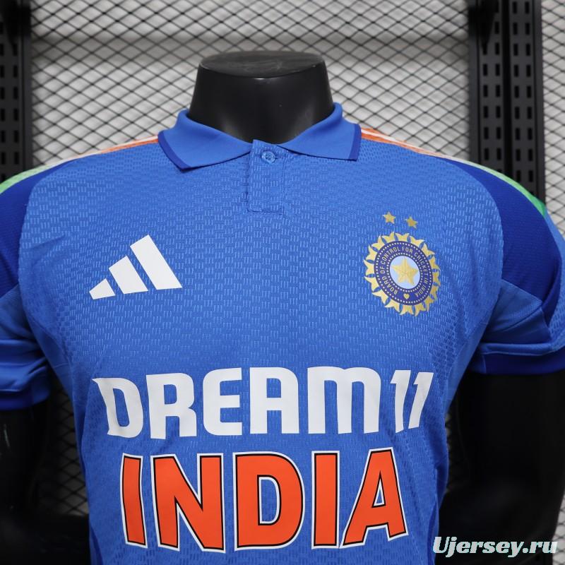 Player Version 2024 India Blue Jersey