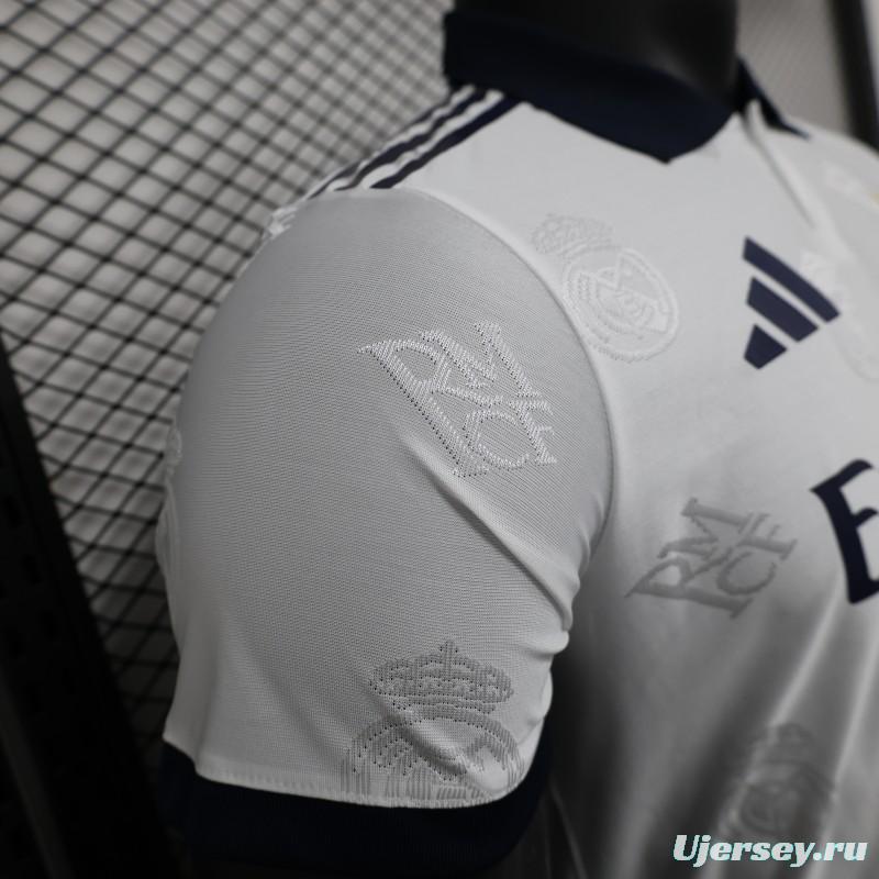 Player Version 24/25 Real Madrid White Pre-Match Jersey