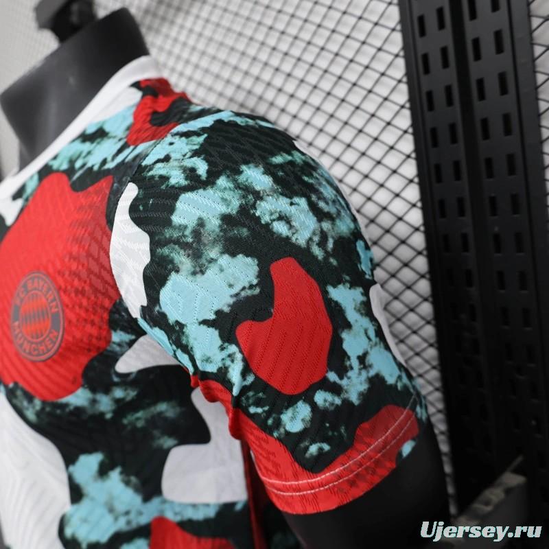 Player Version 24/25 Bayern Munich Pre-Match Jersey With Special Patterns