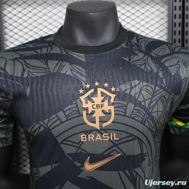 25/26 Player Version Brazil Special Edition Black Jersey