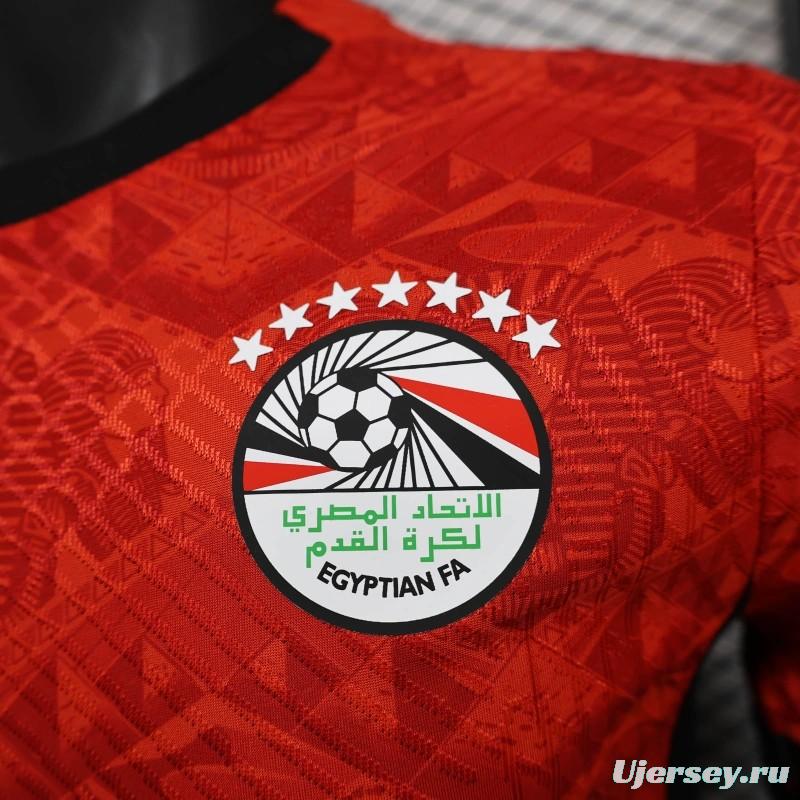 2024 Player Version Egypt Home Jersey