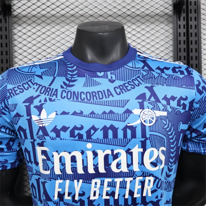 25/26 Player Version Arsenal Match Training Blue Jersey