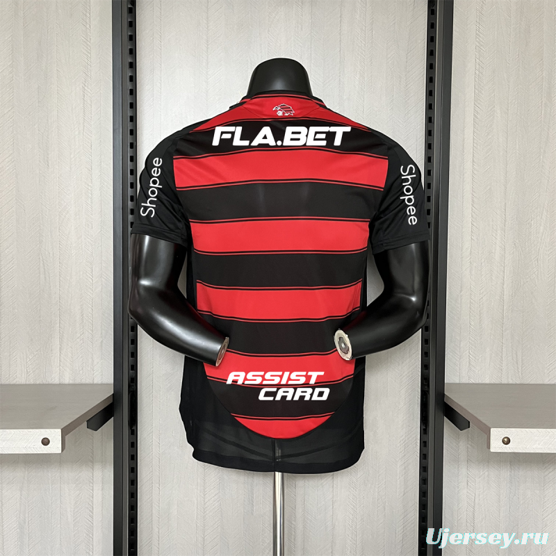 25/26 Player Version Flamengo Home All Sponsor S-XXXXL Jersey