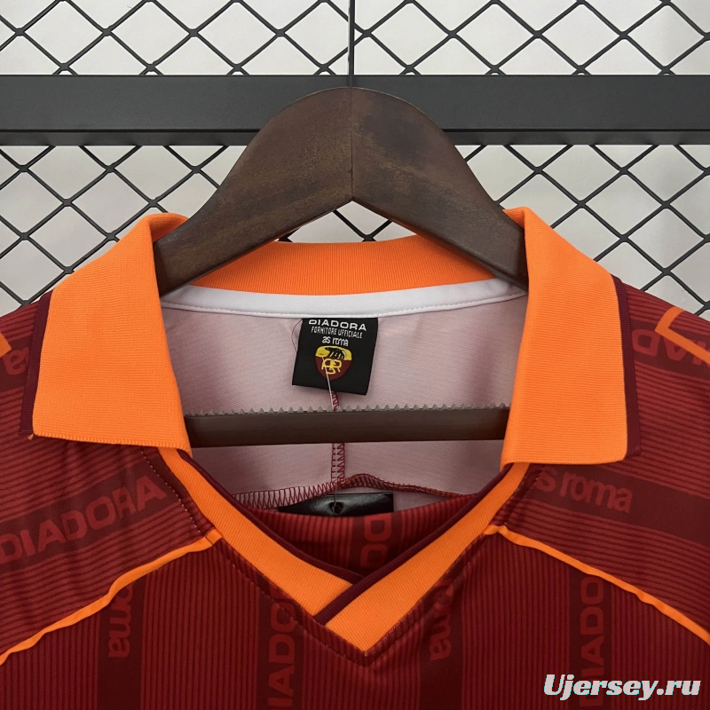 99/00 Retro Roma Home Jersey