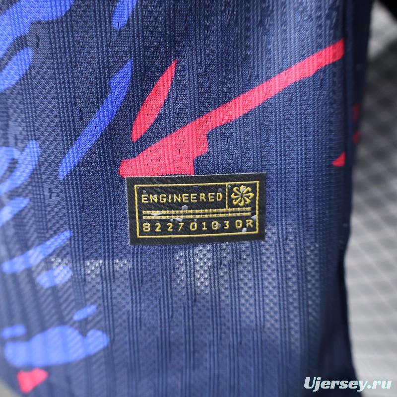 Player Version 25/26 FC Barcelona Navy Blue with Spotify Sponsor Jersey