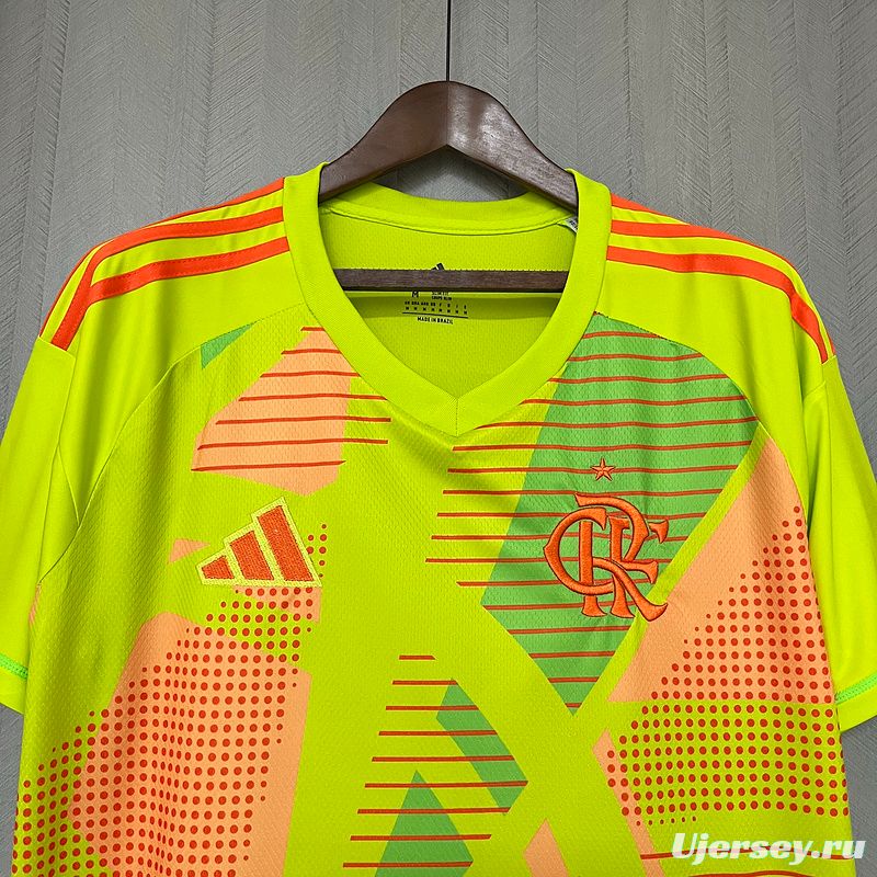 25/26 Flamengo Goalkeeper Fluorescent Green Jersey S-XXXXL
