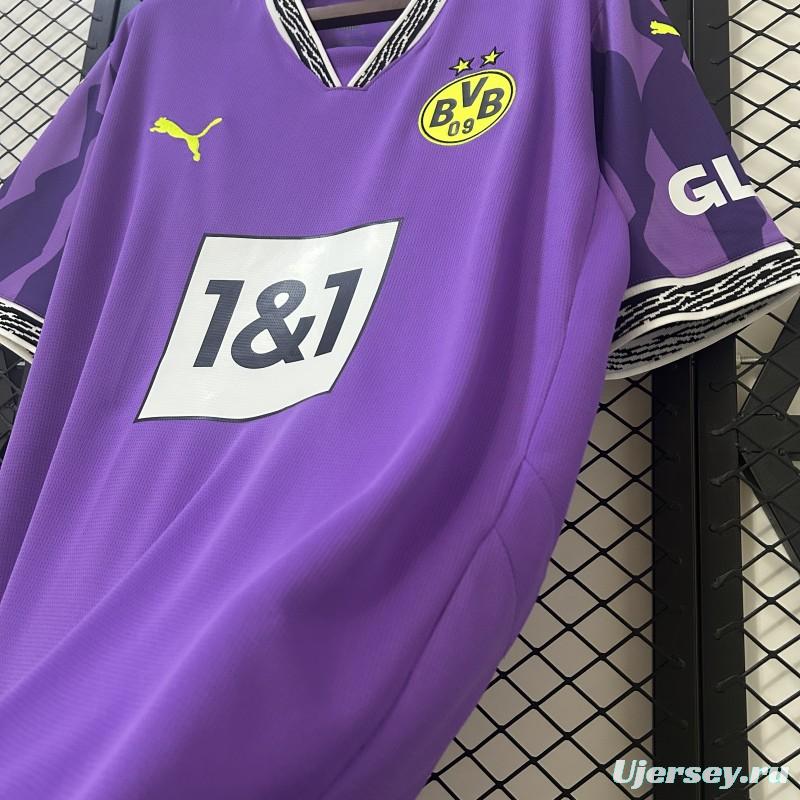 24/25 Borussia Dortmund Purple Goalkeeper Jersey