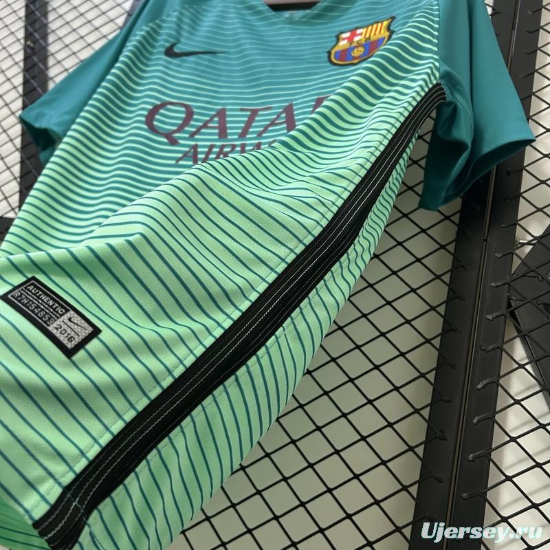 16/17 Retro Barcelona Third Jersey