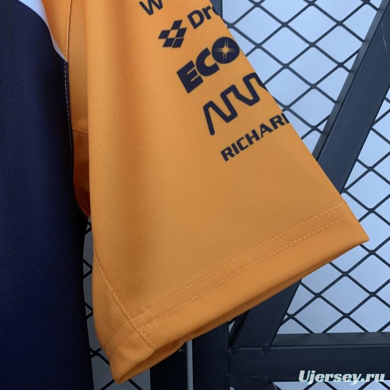 2025 F1 Formula Orange/Navy Mclaren Jersey