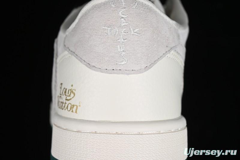 Nike Travis Scott x Fragment Design x Air Jordan 1 Low OG SP AJ1 LV Beige Grey Low-top Casual Sneakers - LJ5188-005