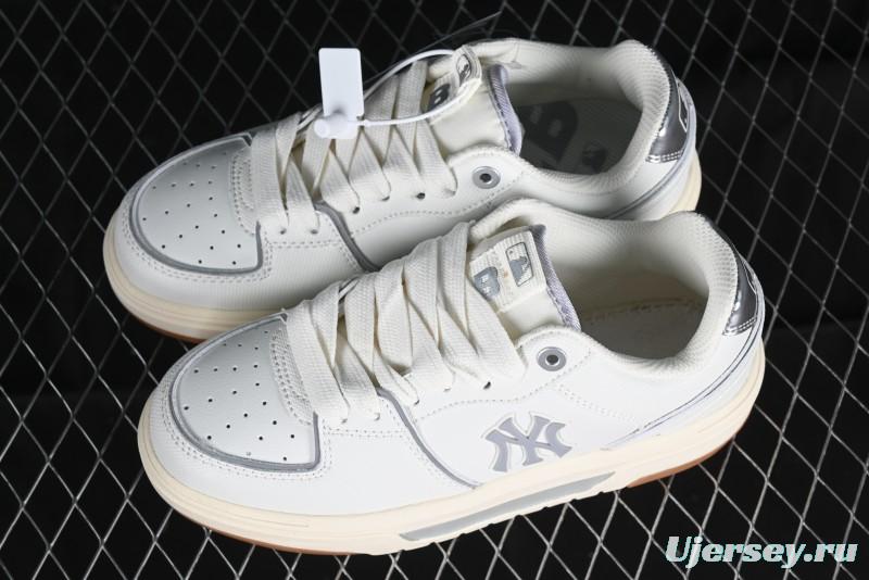 New York Yankees MLB Chunky Runner Basic Lace-Up Lightweight Casual Sneakers - 3ASXCBS4N50IVS
