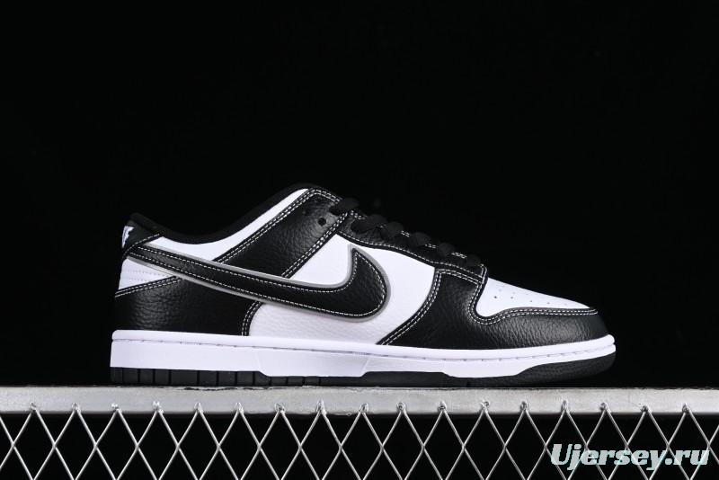 Nike Supreme x SB Dunk Low Panda Colorway Low-Top Casual Skate Shoes - RM2308-332