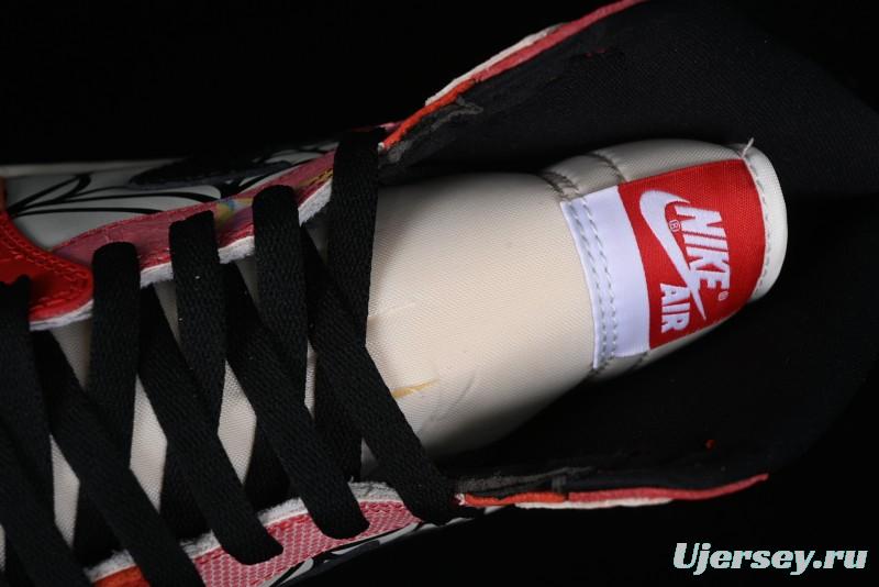 Nike Air Jordan 1 High OG "Next Chapter" Basketball Shoes with Original Leather and 3D Wings Logo - DV1748-601