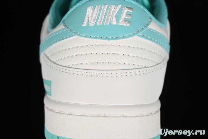 Nike SB Dunk Low Supreme Collaboration - Wheat Green Canvas Anniversary High-End Custom Low-Top Casual Skate Shoes - BB6698-512