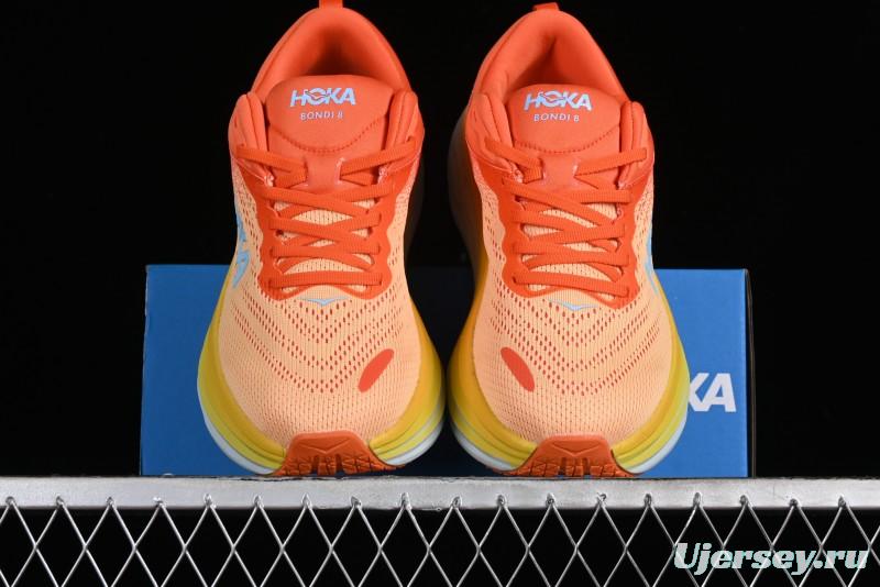 HOKA ONE ONE Bondi 8 Functional Cushioned Running Shoes - 1123202 PBAY
