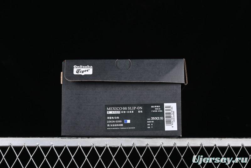 OnitsukaTiger Mexico 66 Low-Top Canvas Casual Running Shoes - D3K0N-5099