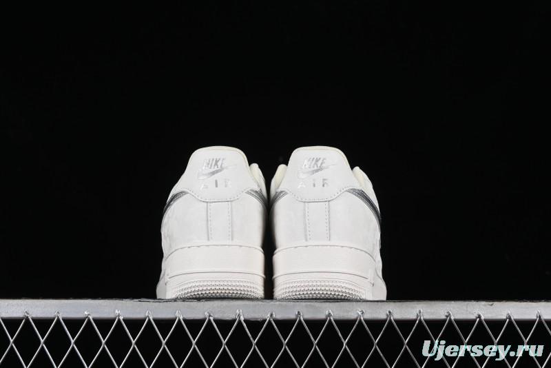 Nike Air Force 1 '07 Low Custom Traditional Chinese Brocade Casual Sneakers - AF2406-110