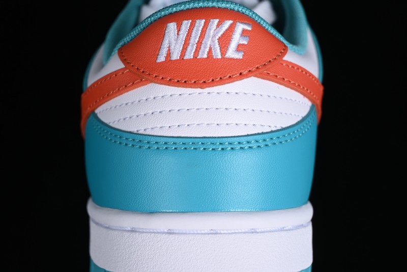 Nike SB Dunk Low Casual Skate Shoes in White Green Orange - DV0833-102