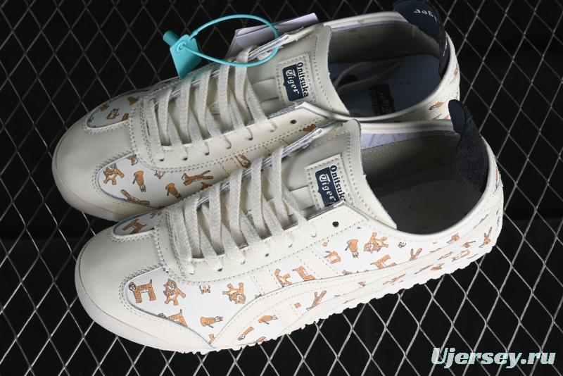 Onitsuka Tiger Mexico 66 Low-Top Leather Sneakers - 1183B785-100