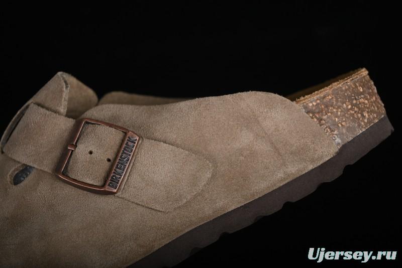 Birkenstock Arizona Soft Footbed Sandals with Suede Leather and Lambswool Lining - G.D4