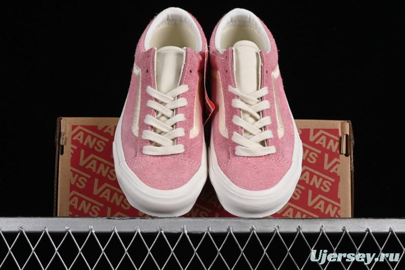 Vans Style 36 Low-Top Skate Shoes with Pink Embroidery - VN000CRPGRN
