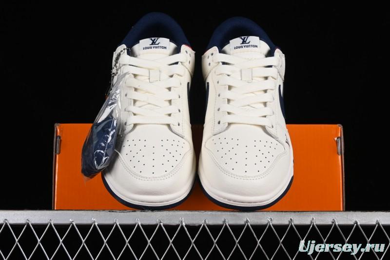 Nike SB Dunk Low LV Collaboration Anniversary High-End Custom Low-Top Casual Sneakers - XX2025-313