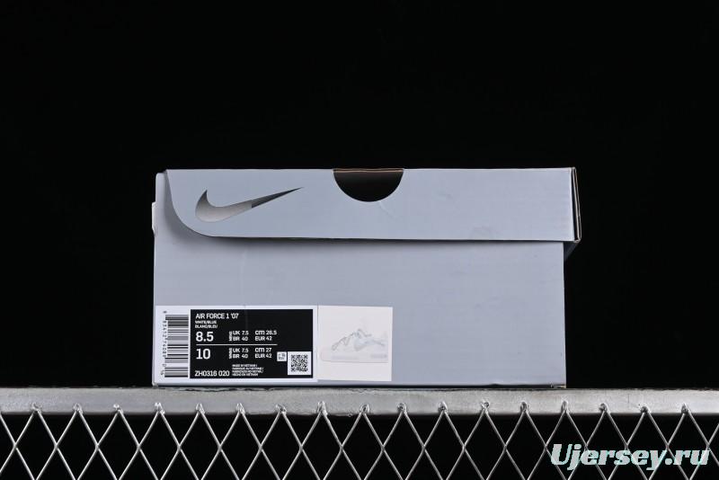 Nike Air Force 1 '07 Low Anime Theme Broken Swoosh Custom Spray Casual Sneakers - ZH0316-020