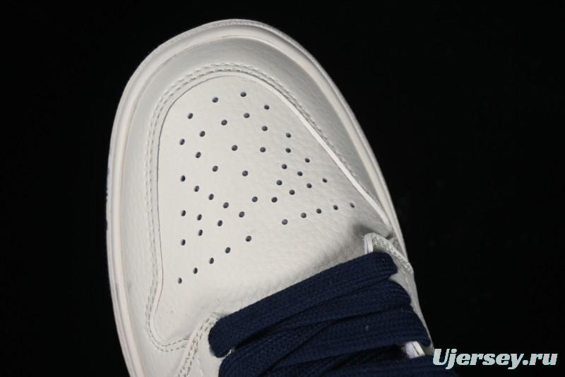 Nike Air Jordan 1 Low LV Collaboration Retro Casual Sneakers in Beige Orange - WG8850-001