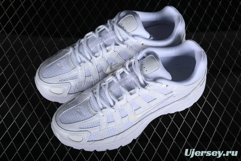 Nike P-6000 PRM Retro Casual Sneakers with Lightweight Design - BV1021-102