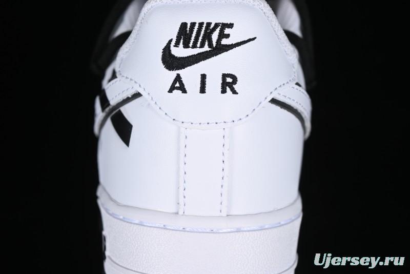 Nike Air Force 1 '07 Low Anime Theme Custom Swoosh Strap Low-Top Casual Sneakers - ZH0316-026