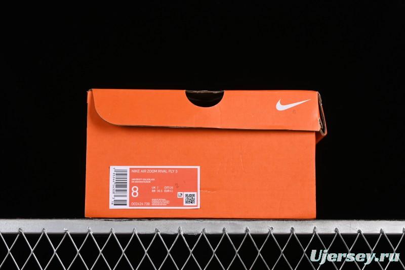 Nike Zoom Rival Fly 3 Lightweight Fabric Comfortable Cushion Anti-Slip Low-Top Casual Running Shoes - DO2424-739