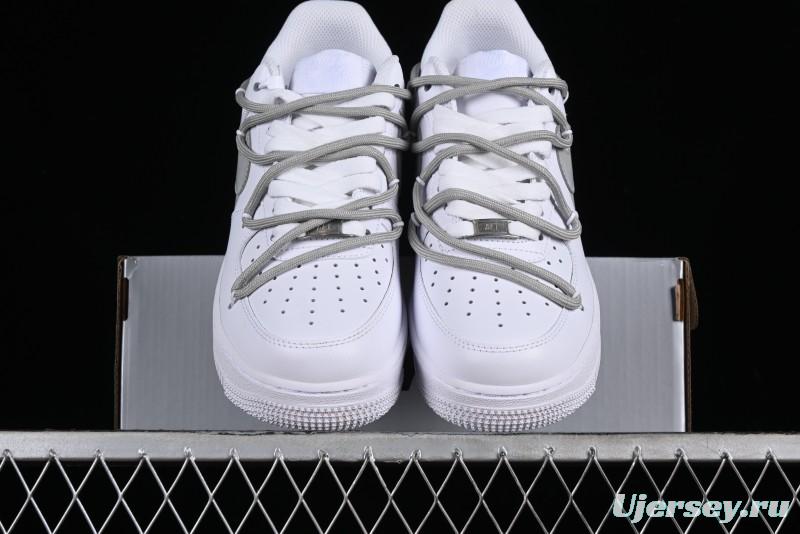 Nike Air Force 1 '07 Low Custom Anime Theme Spray-Painted Swoosh Casual Sneakers - ZH0316-016