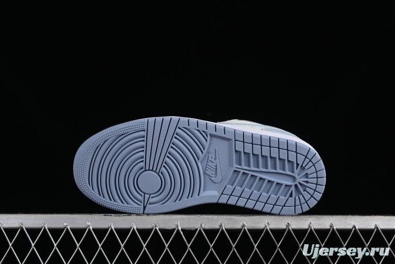 Nike Air Jordan 1 Low AJ1 White Magnolia Casual Sneakers - DC0774-164