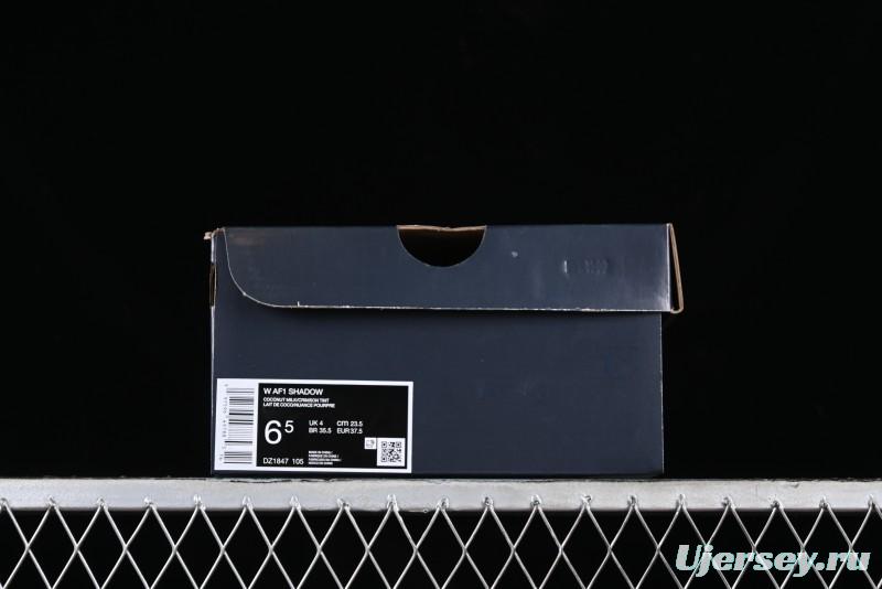 Nike Air Force 1 Shadow Low-Top Sneakers with Lightweight EVA Midsole - DZ1847-105