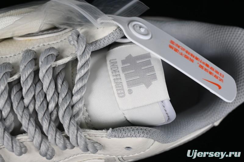 Nike Undefeated Air Force 1'07 Low Casual Sneakers in Beige Hemp with Reflective Details - UT2023-203