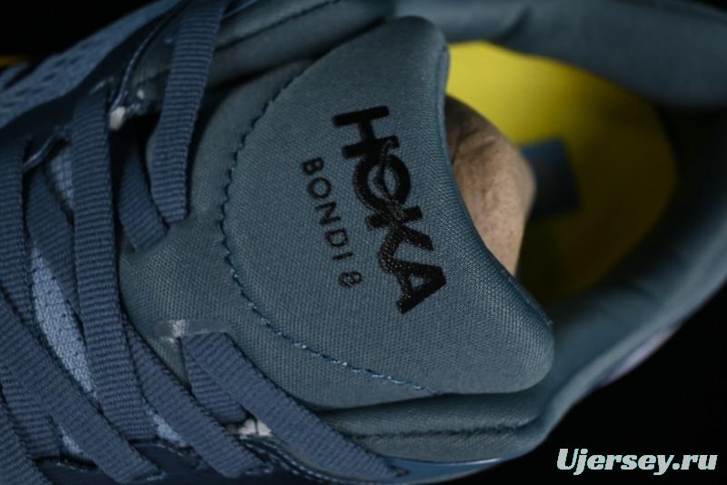 HOKA ONE ONE Bondi 8 Performance Cushion Running Shoes with Enhanced Support - 1123202 GBMS