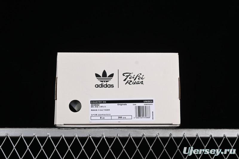 Adidas Originals OG ID3652 Feifei Ruan Retro Blue Brown Sneakers - F.D4